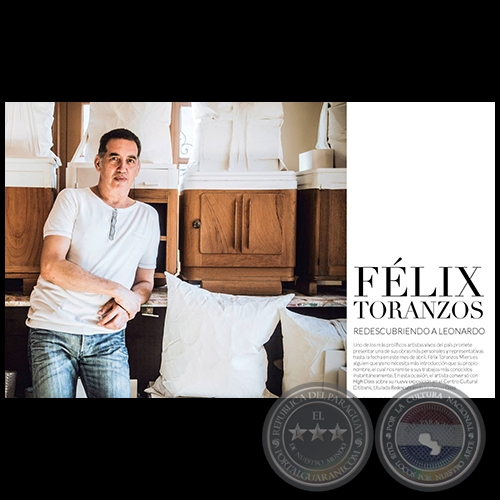 Félix Toranzos REDESCUBRIENDO A LEONARDO - Por PATRICIA LUJÁN ARÉVALOS - Abril 2014